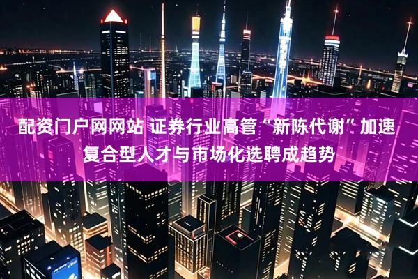 配资门户网网站 证券行业高管“新陈代谢”加速 复合型人才与市场化选聘成趋势